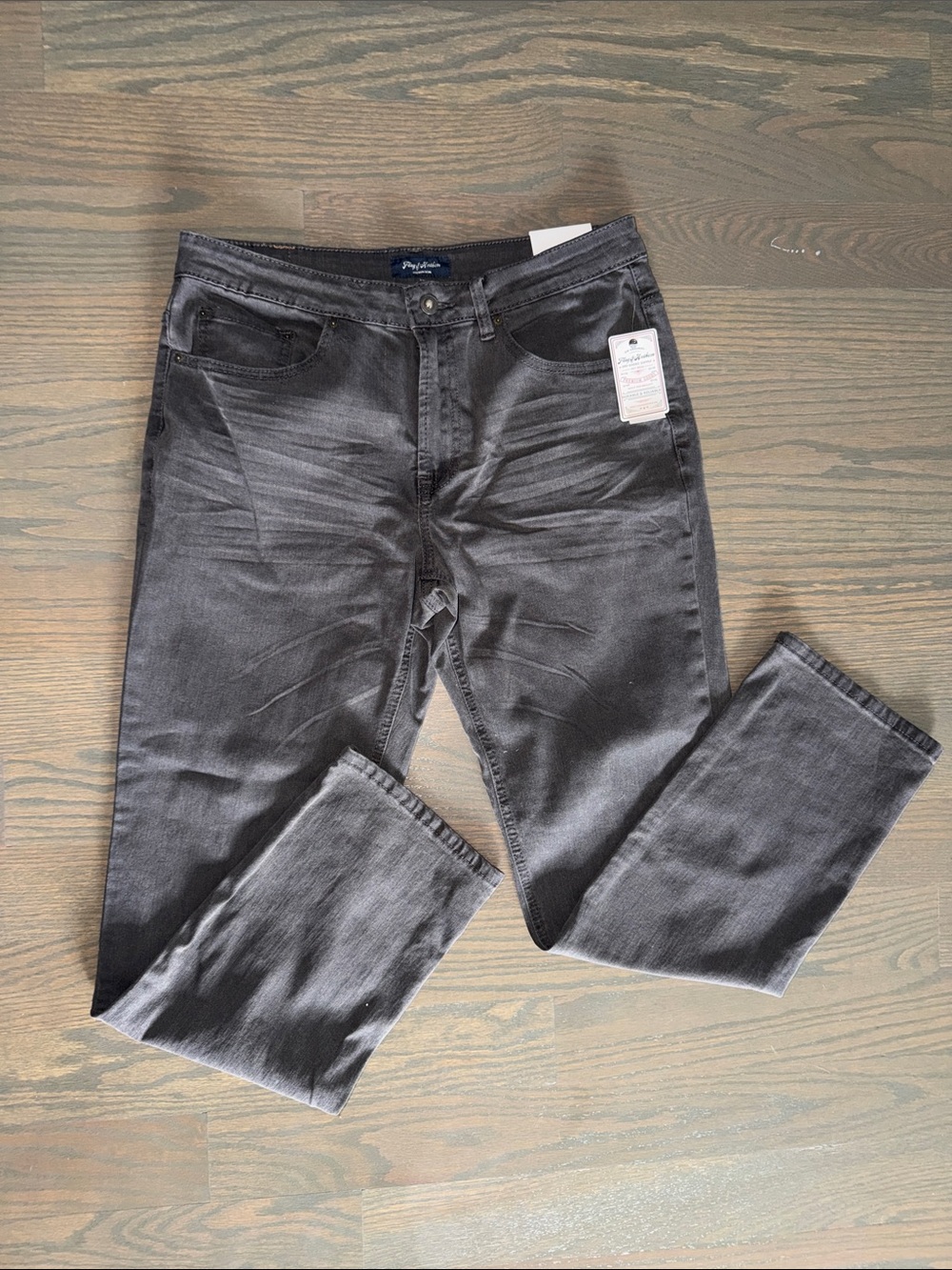 Flag & Anthem Gray Slim Straight Jeans